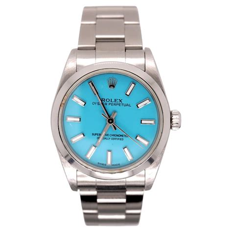 rolex 31mm tiffany watch|rolex tiffany blue dial.